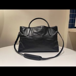 Coach Borough 32291 Nappa Leather Bag/Purse w/Shoulder Strap in Black